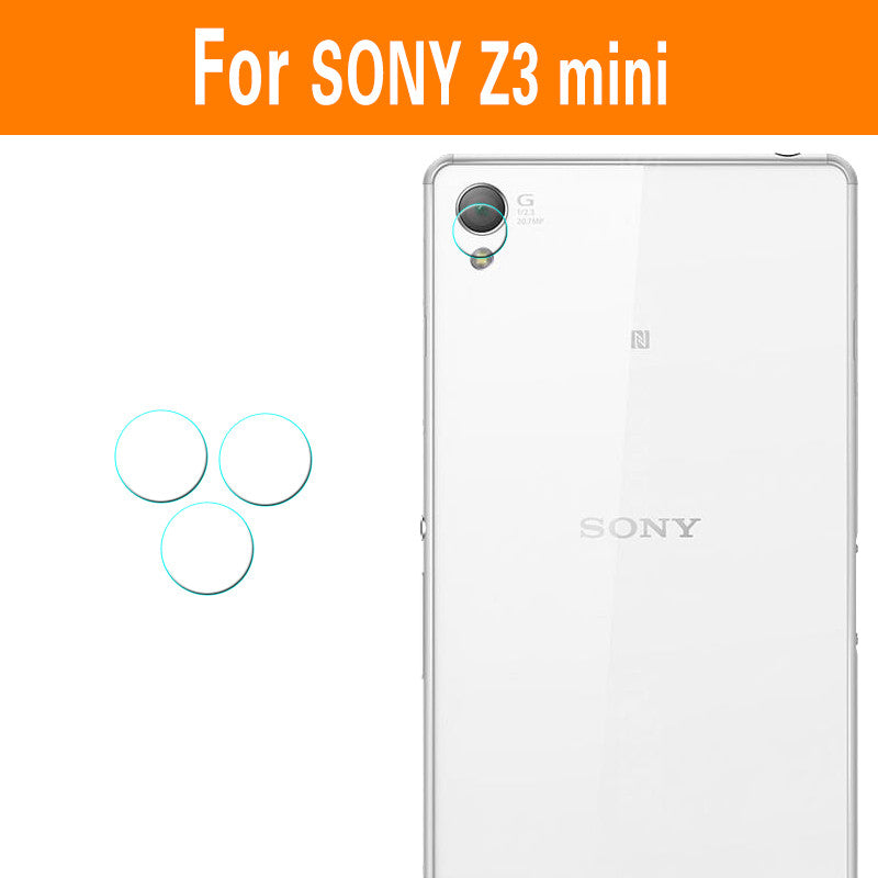 Genuine HD Anti-Exprolsion Back Camera Lens Tempered Glass Films For Sony Z3 mini / Compact M55W Rear Camera Lens Protector Film