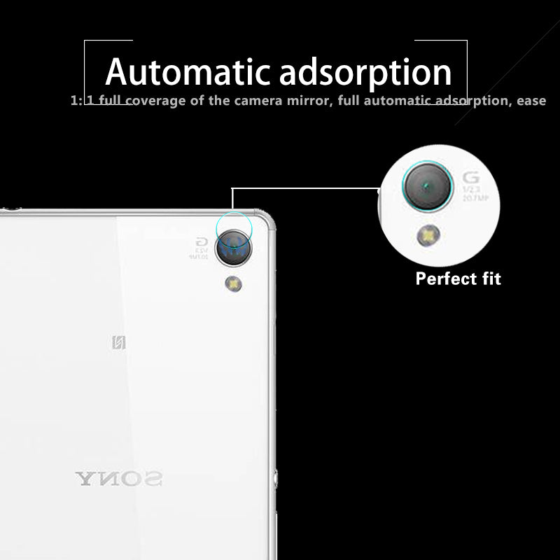 Genuine HD Anti-Exprolsion Back Camera Lens Tempered Glass Films For Sony Z3 mini / Compact M55W Rear Camera Lens Protector Film
