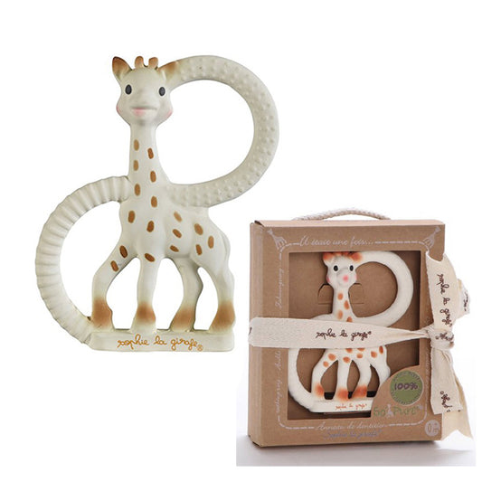 Giraffe Teether?Pure Teether Giraffe?8.89*1*11.9cm?Gift Box Package