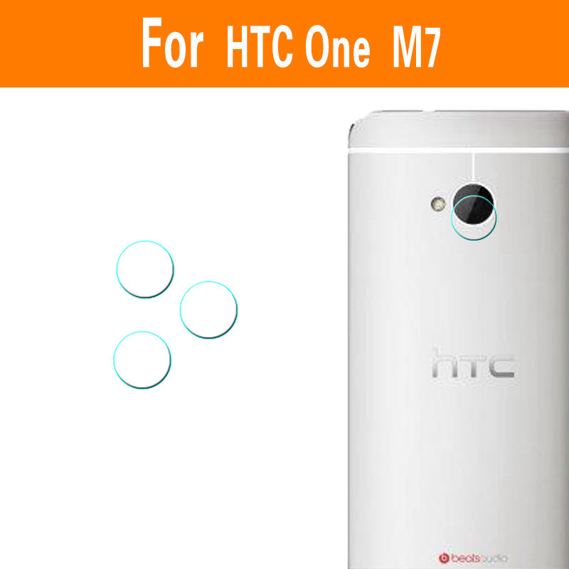 WEETEN 9H Rear Camera Lens Tempered Glass Film For HTC One M7 Back Camera Lens Explosion-proof Protective Films + Cleaning Cloth