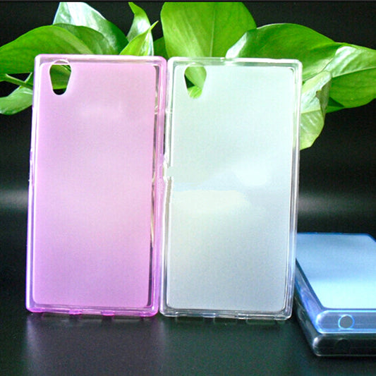New style clear frame tpu soft cover for Lenovo p70 p70t 5.0" cell phone silicone protective case with matte pudding 4th colors