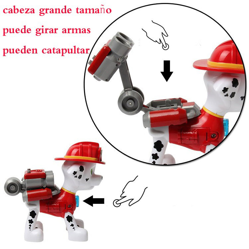 Large Size Children Toys Paw Patrol Puppy Toy PATROL Dogs Can Catapult Play Music  Toys Original Car