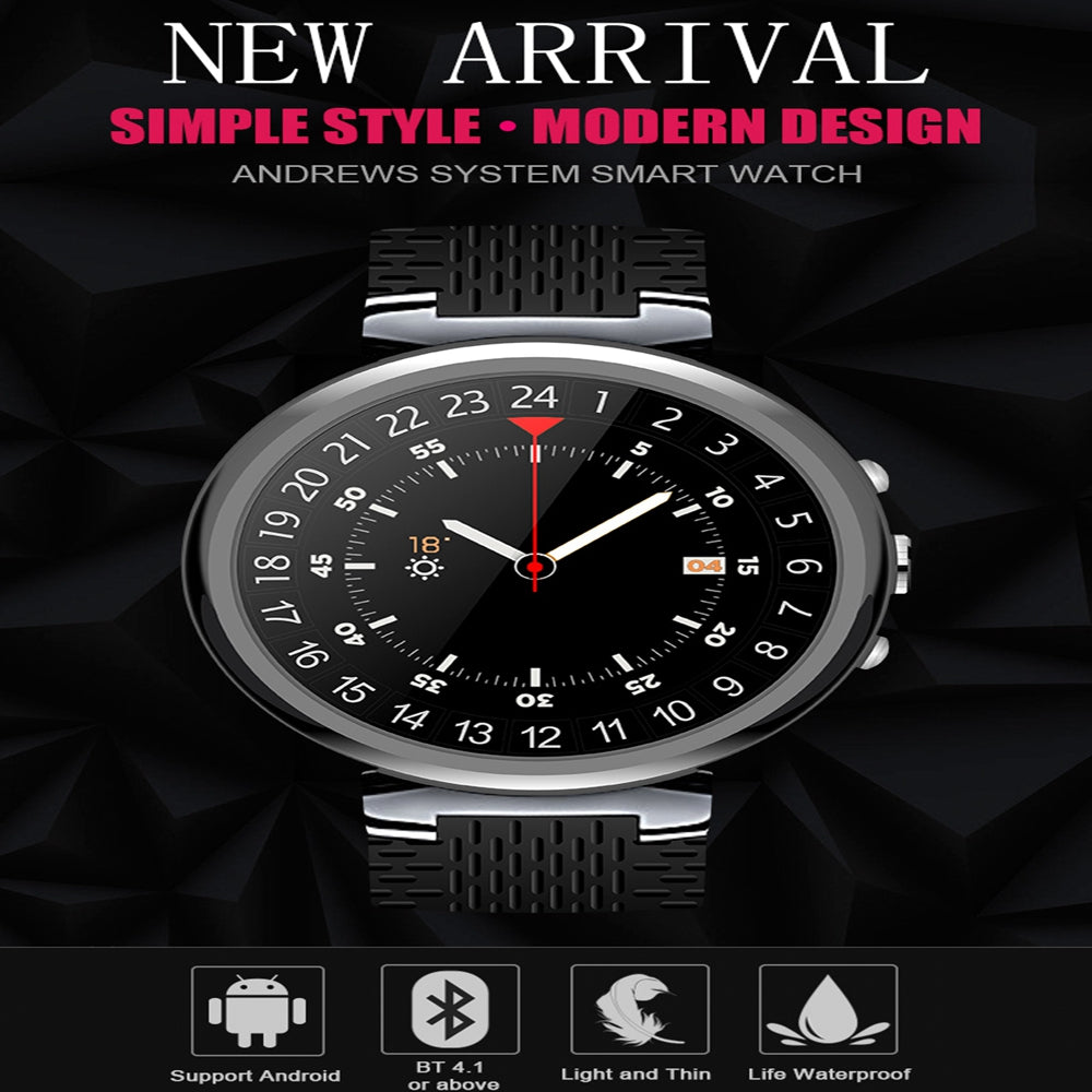I6 Smart Watch  Android 5.1 OS MTK6580 2GB/16GB Smartwatch Support Heart rate 3G Wifi Google Play Weather clock