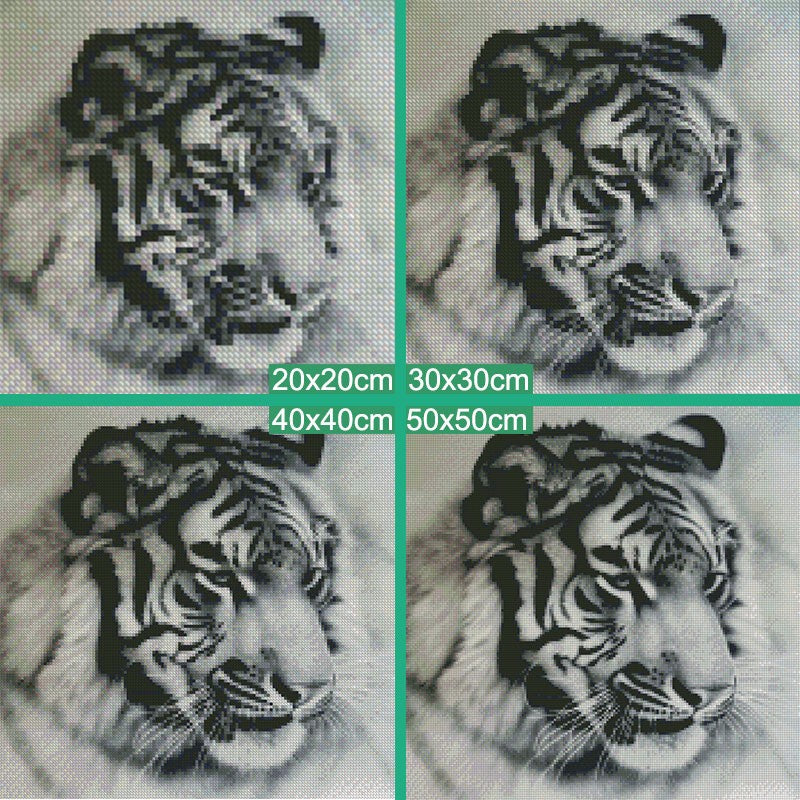 Meian,Full,Diamond Embroidery,Animal,Tiger,5D,Diamond Painting,Cross Stitch,3D,Diamond Mosaic,Needlework,Crafts,Christmas,Gift