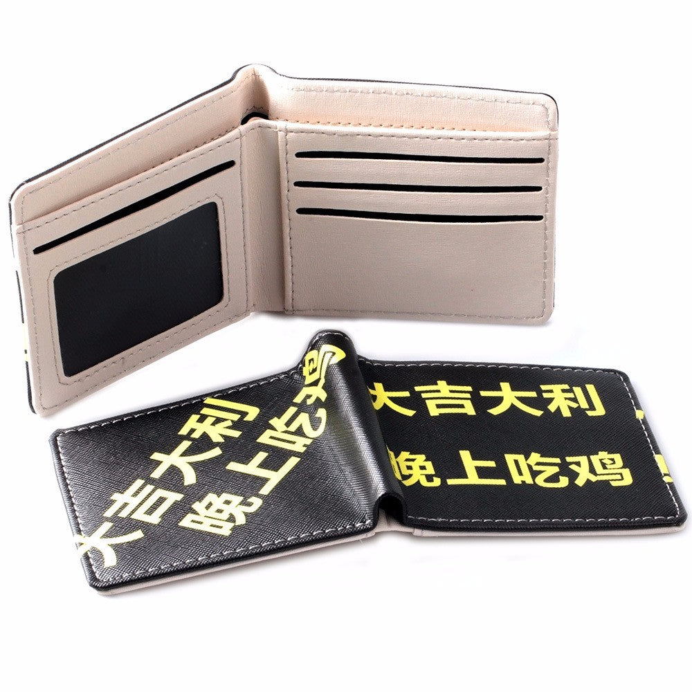 Game Playerunknown's Battlegrounds Wallet PUBG Logo Purse Hot Sale