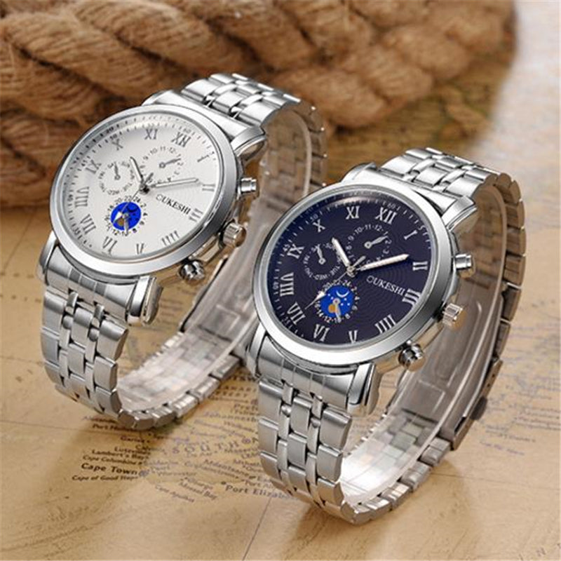 Water Proof Men Luxury Brand Casual Stainless Steel Sport Watches WristWatches For Men Military Quartz Watch