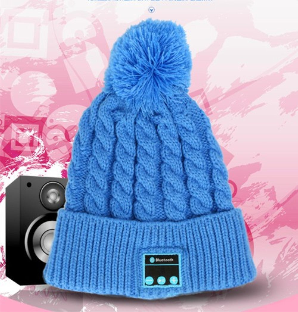 Deest New Arrival Bluetooth beanie Hat Cap Knitted Winter Magic Hands-free Music mp3 Hat for woman Men Smartphone Holiday gift.