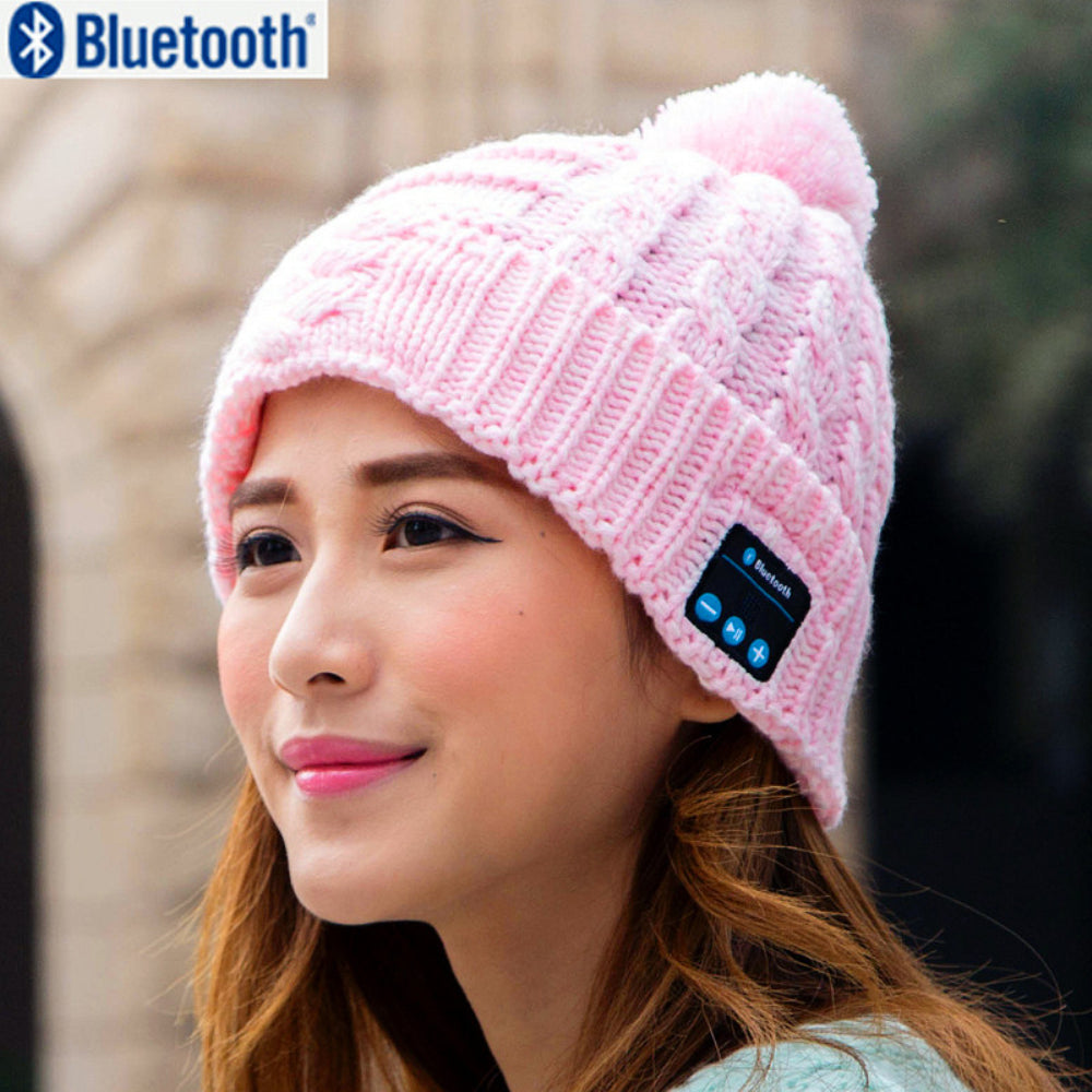 Deest New Arrival Bluetooth beanie Hat Cap Knitted Winter Magic Hands-free Music mp3 Hat for woman Men Smartphone Holiday gift.