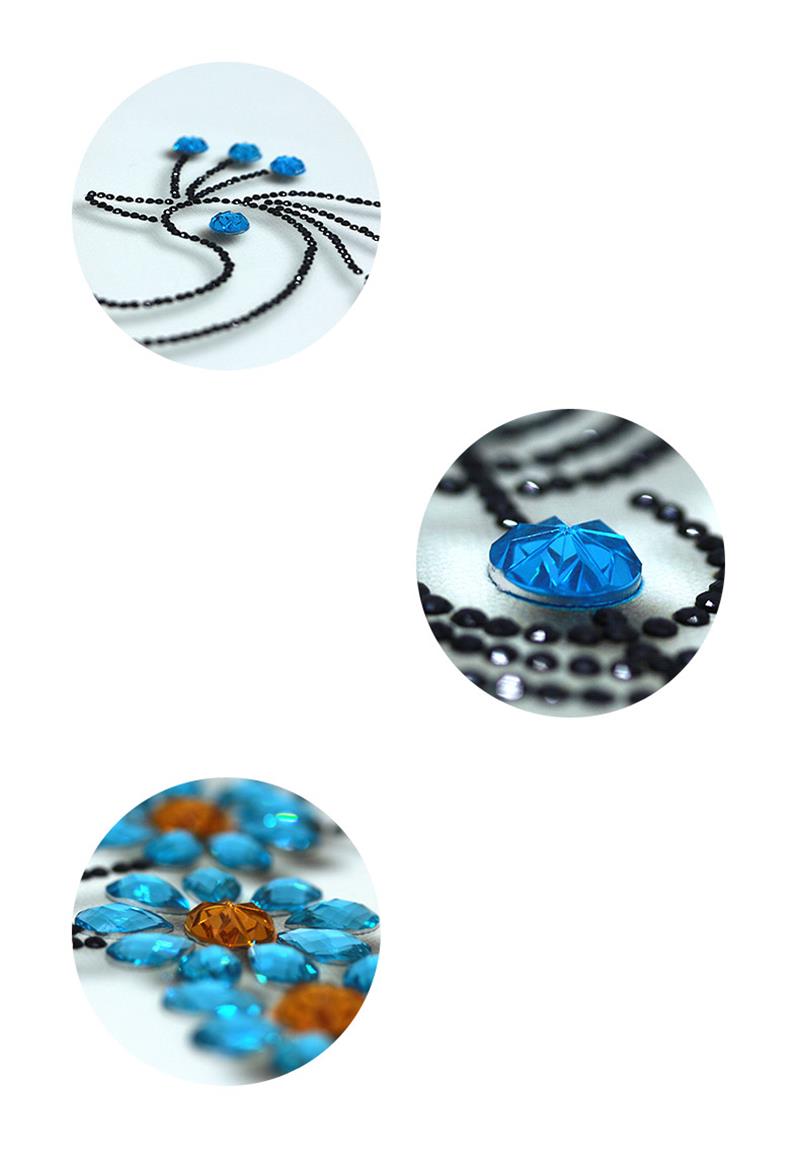 Meian,Special Shaped,Diamond Embroidery,Animal,Peacock,Clock,5D,DIY Diamond Painting,Cross Stitch,3D,Diamond Mosaic,Decor,Crafts