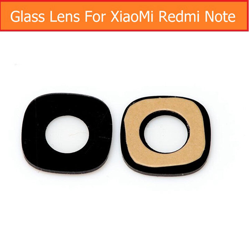 New Retail Genuine Rear camera glass lens for Xiaomi Redmi Note back camera lens glass with 3M sticker replacement Repair