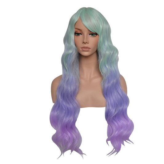Long Wavy Wigs for Women Heat Resistant Synthetic Full Wig Cosplay Wigs