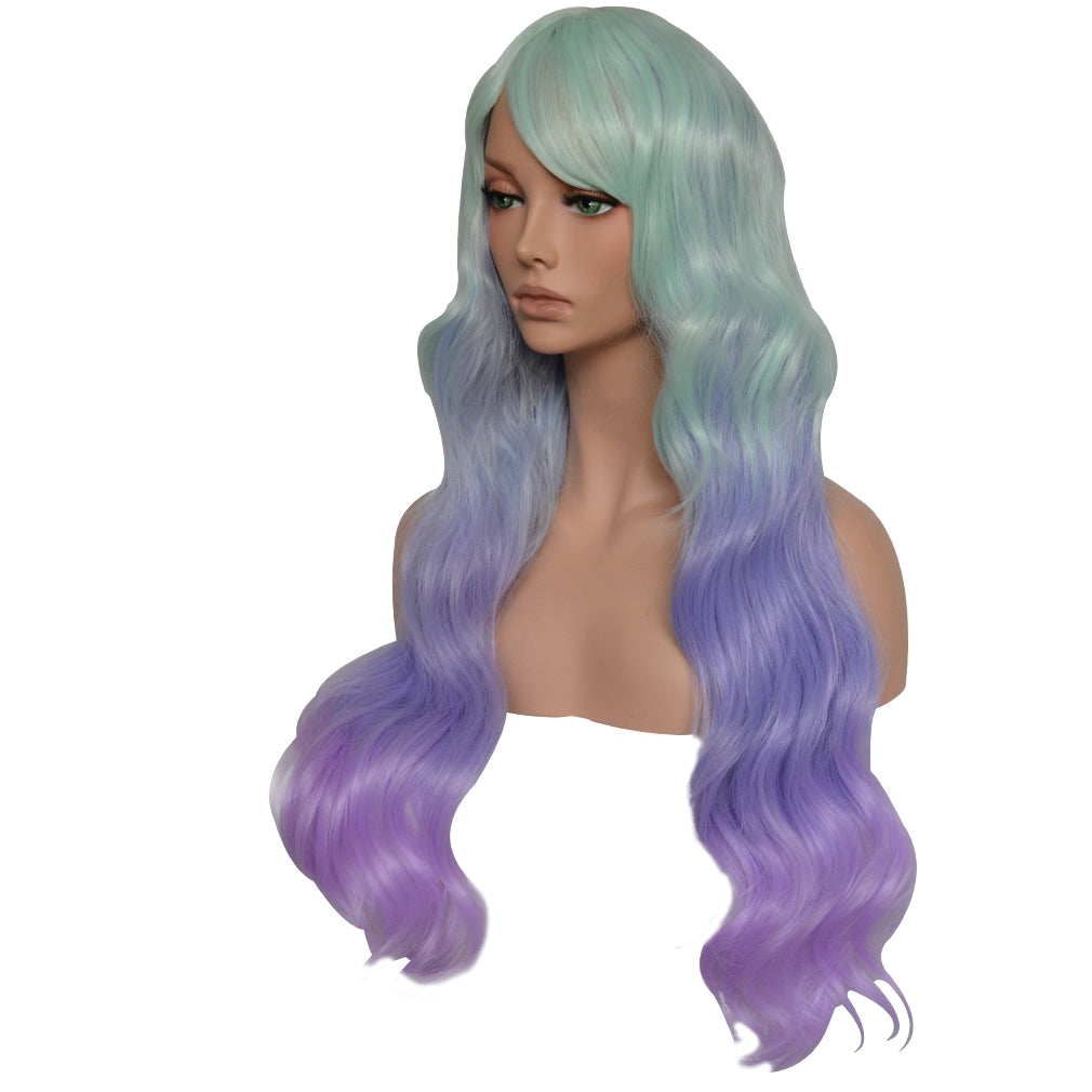 Long Wavy Wigs for Women Heat Resistant Synthetic Full Wig Cosplay Wigs