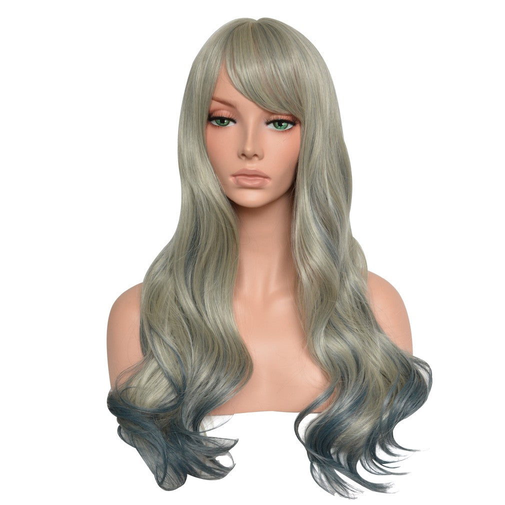 Long Full Fiber Natural Wave Heat Resistant Synthetic Wig