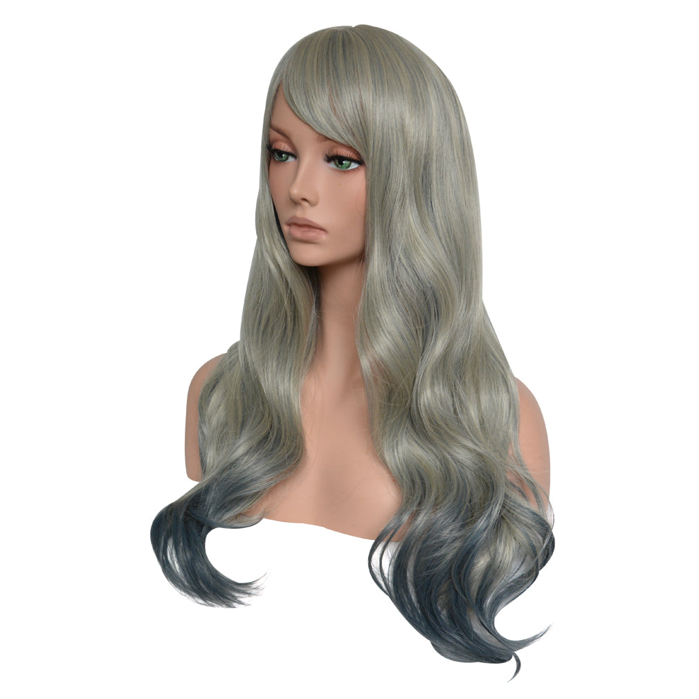 Long Full Fiber Natural Wave Heat Resistant Synthetic Wig