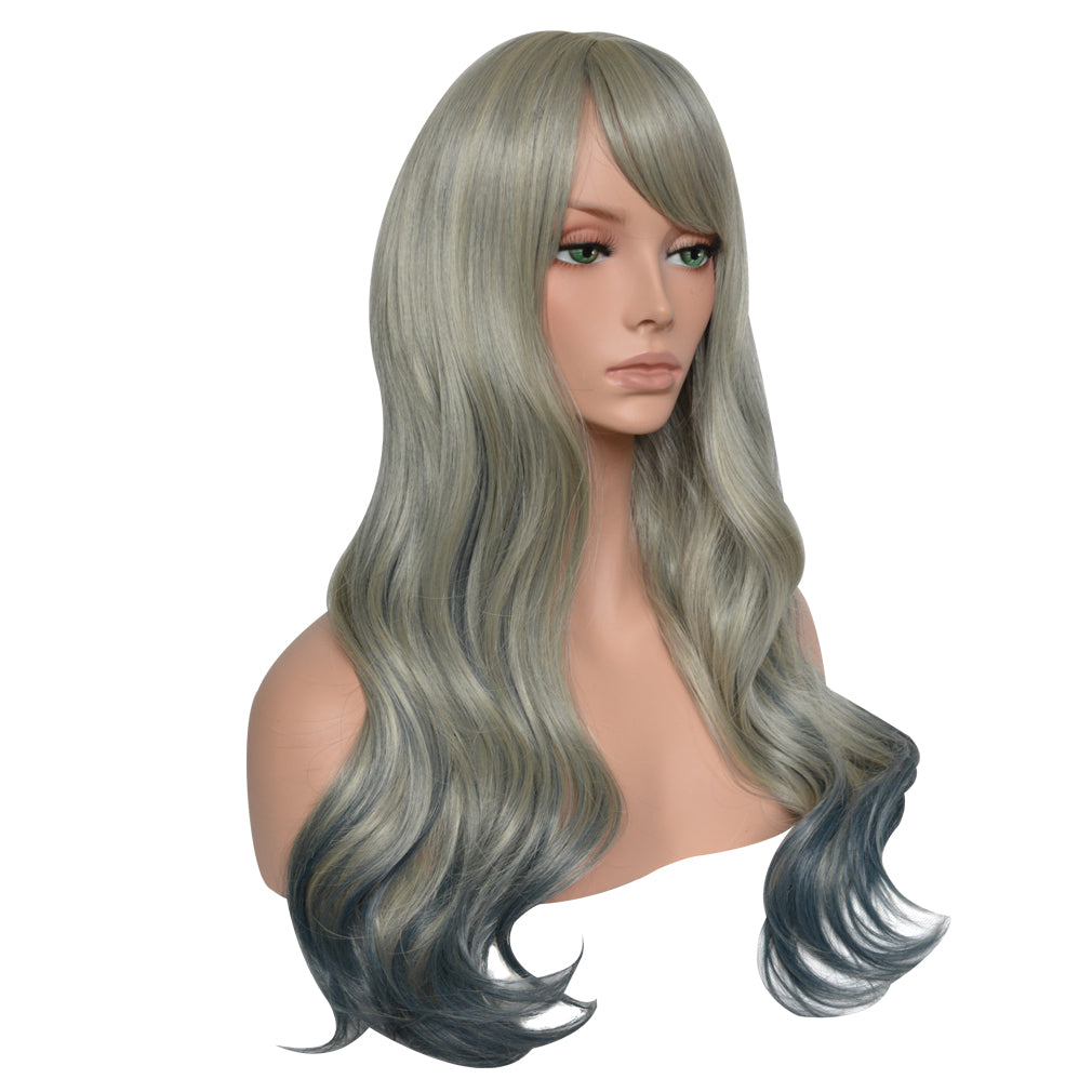 Long Full Fiber Natural Wave Heat Resistant Synthetic Wig