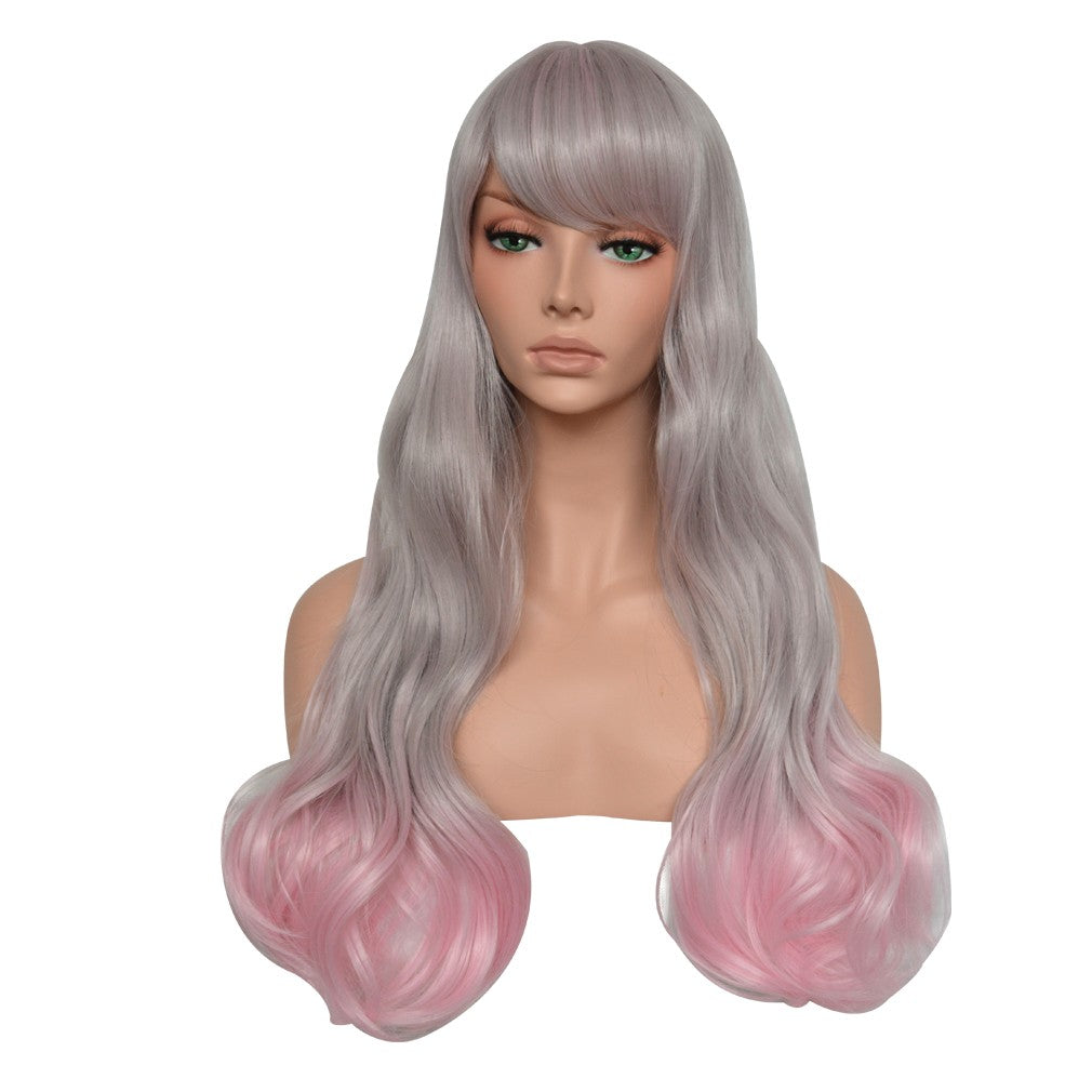 Long Curly Wig Fascinating Women Long Curly Wig with Free Wig Cap