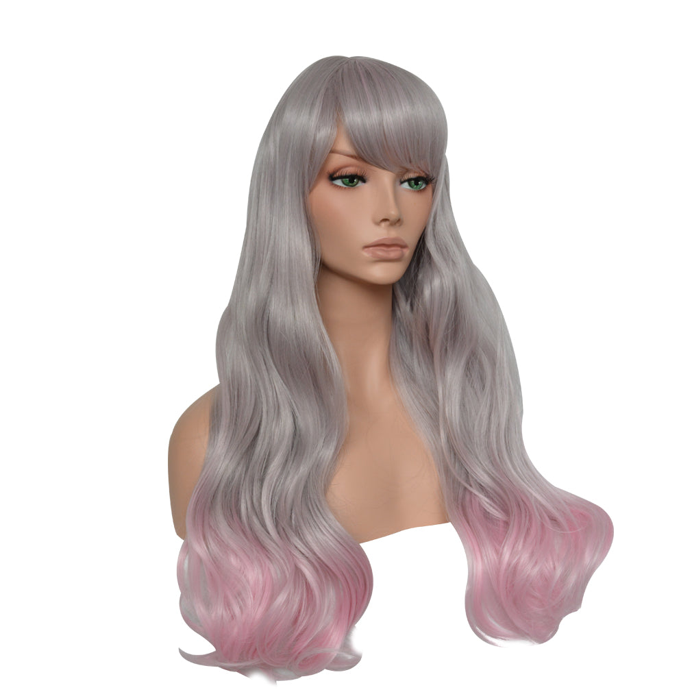 Long Curly Wig Fascinating Women Long Curly Wig with Free Wig Cap