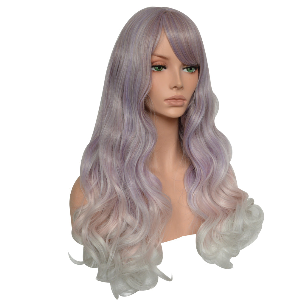 Fashion Women Long Curly Hair Cosplay Costume Party Full Natural Wigs