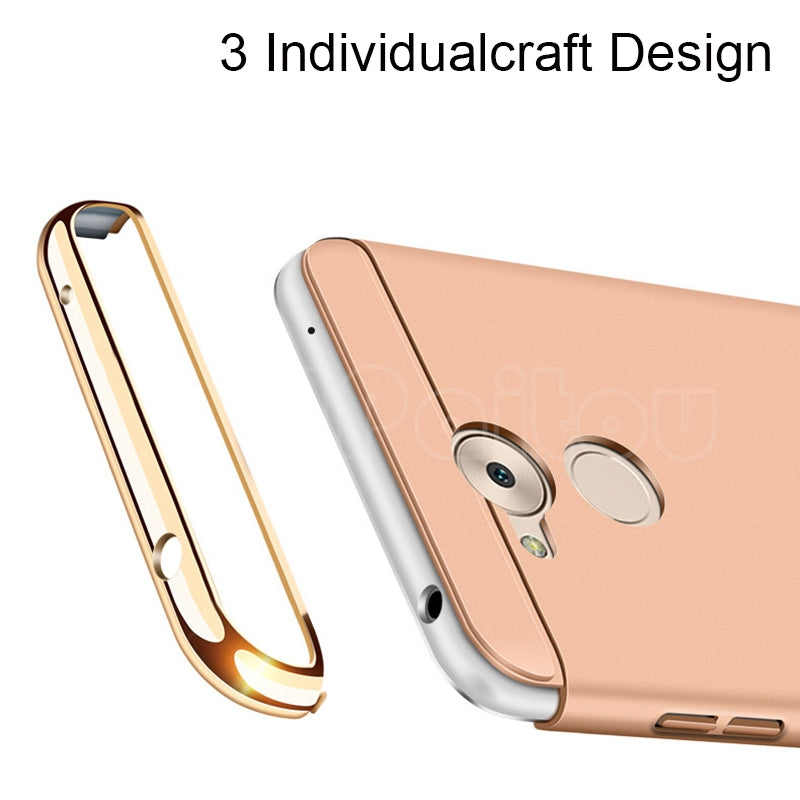 Phone Case For Huawei Honor 6C Pro Case Luxury Back Case 3in1 Hard PC Cover for Huawei Honor V9 Play Cover Shell Case