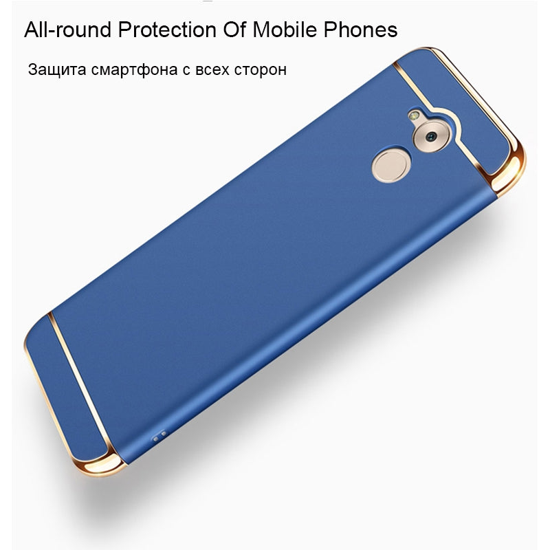 Phone Case For Huawei Honor 6C Pro Case Luxury Back Case 3in1 Hard PC Cover for Huawei Honor V9 Play Cover Shell Case
