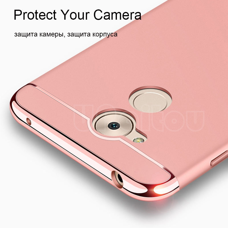 Phone Case For Huawei Honor 6C Pro Case Luxury Back Case 3in1 Hard PC Cover for Huawei Honor V9 Play Cover Shell Case