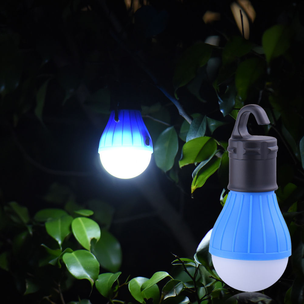 LED Camping Hanging Light Bulb Tent Fishing Lantern Outdoor Emergency Lamp