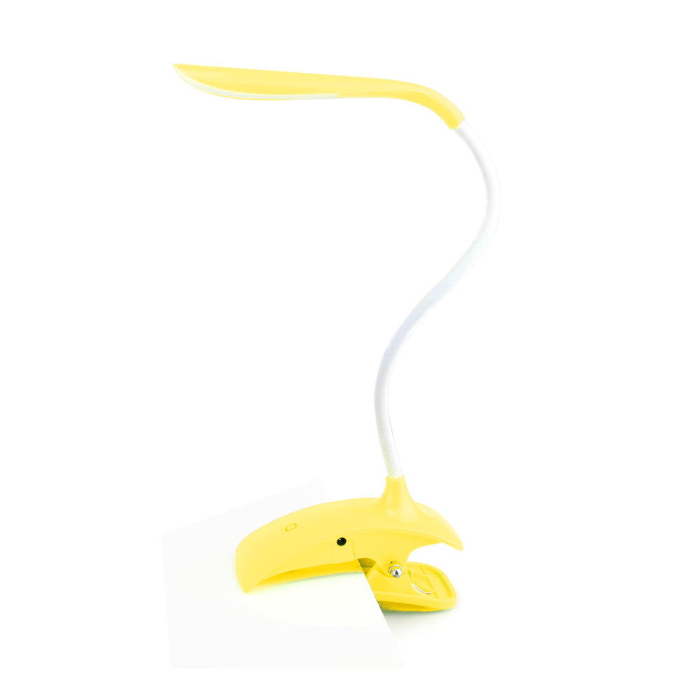 Light Lamp Table Desk Portable  Bed USB Rechargeable Touch Sensor Clip-On 14 LED