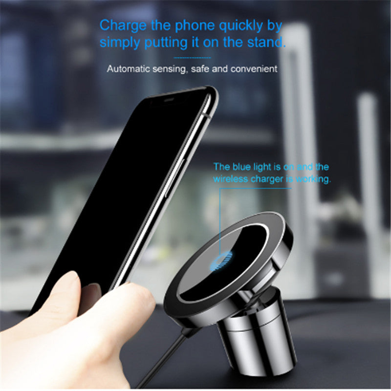 Baseus Magnetic Car holder Wireless Charger For iPhone X 8 Samsung Note 8 S8 Fast Qi Wireless Charging Magnetic Car Phone Holder