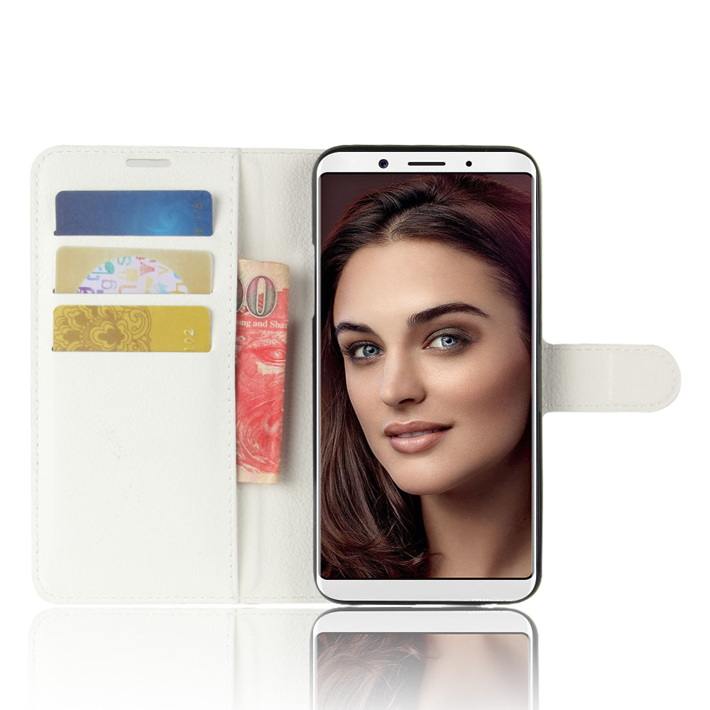 OPPO F5 Case PU Leather Flip Magnetic Wallet Cover