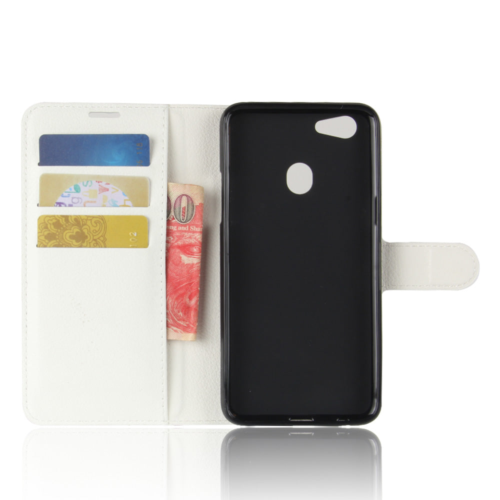 OPPO F5 Case PU Leather Flip Magnetic Wallet Cover