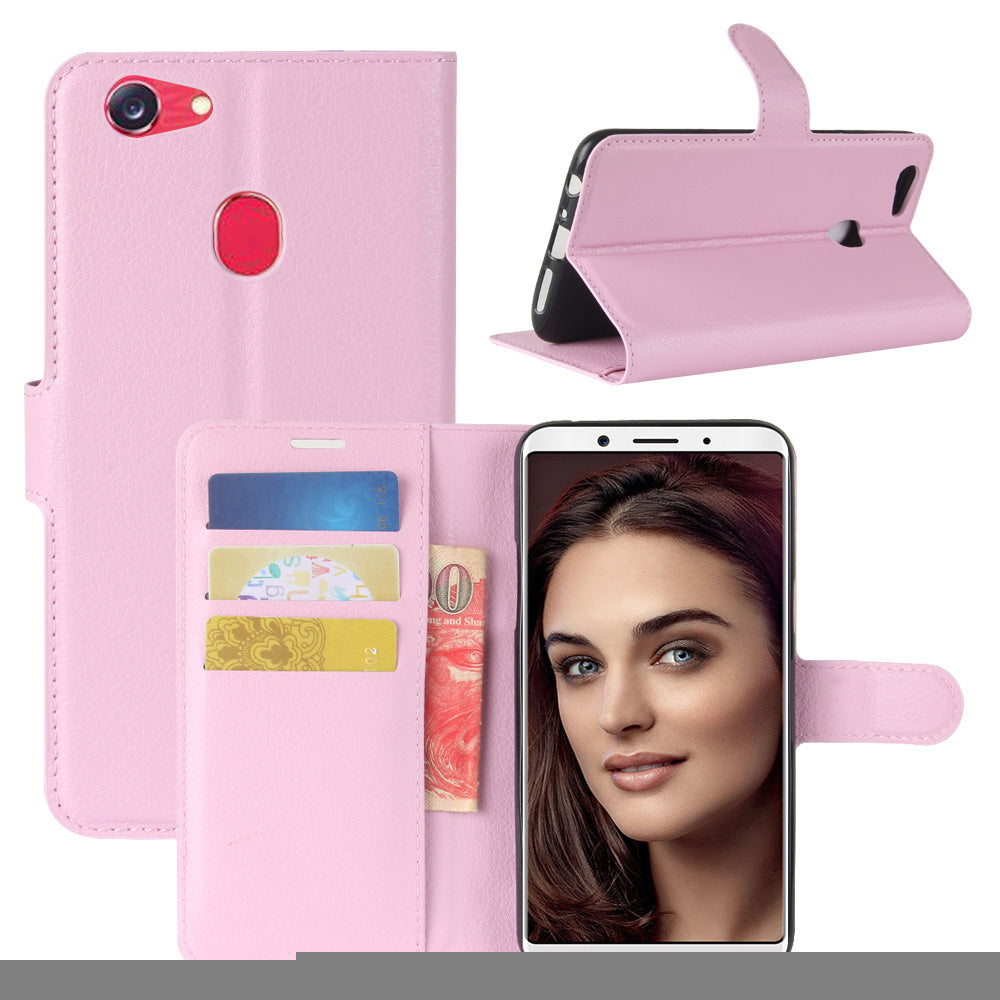 OPPO F5 Case PU Leather Flip Magnetic Wallet Cover