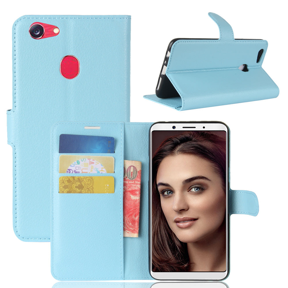 OPPO F5 Case PU Leather Flip Magnetic Wallet Cover