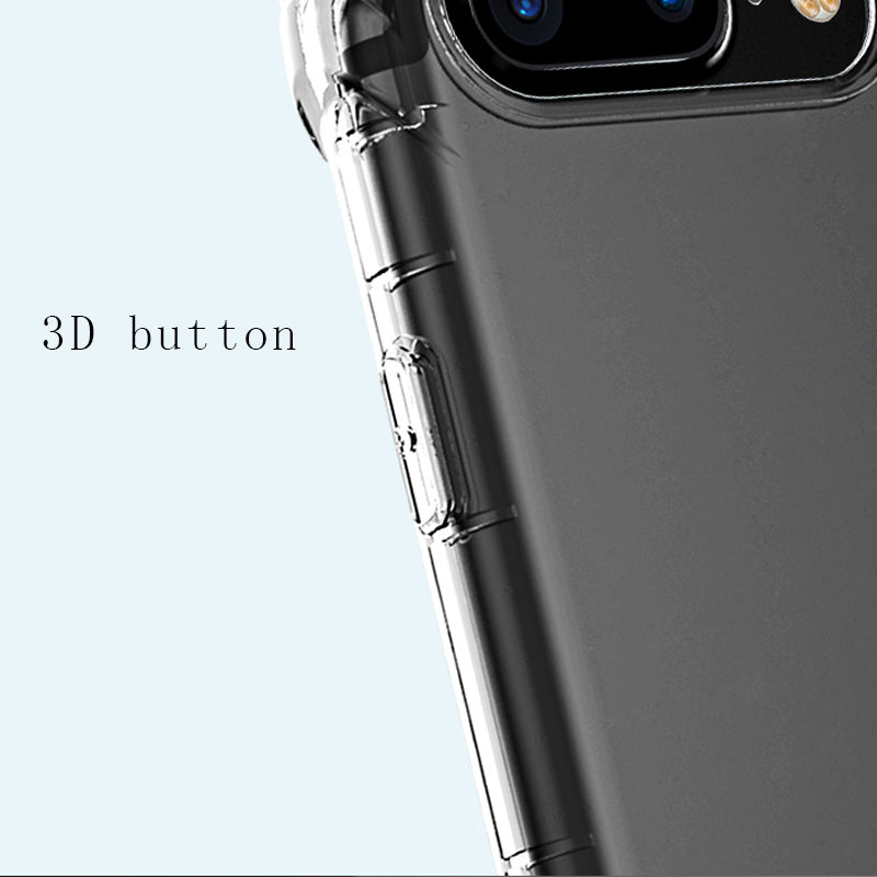 TPU Transparent phone Cases For iPhone X 8 7 6 6s Plus Soft Silicone protection Cover Case