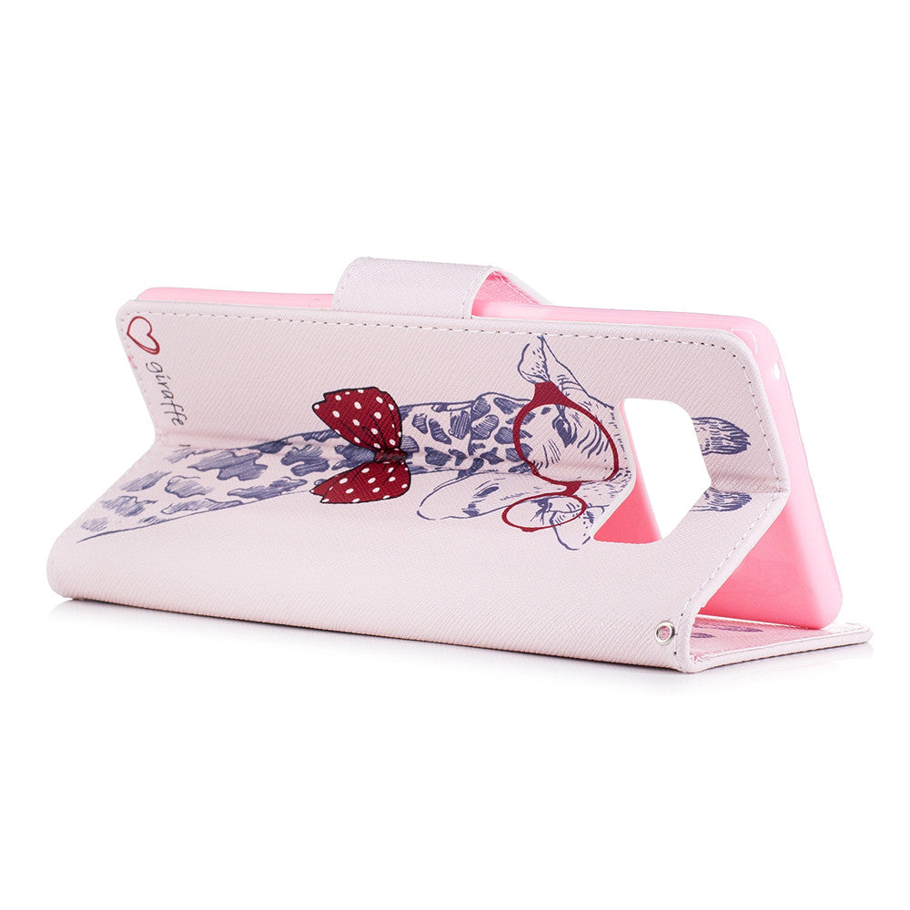 Samsung Galaxy Note 8 Case PU Leather Flip Wallet Magnetic Cover for Samsung Galaxy Note 8