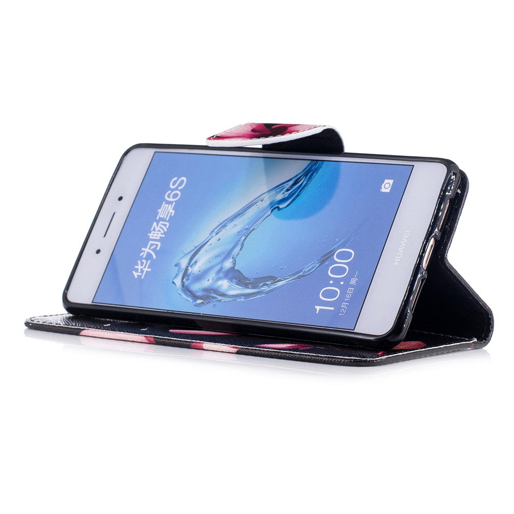 Huawei Enjoy 6s Case PU Leather Flip Wallet Magnetic Cover for Huawei Enjoy 6s