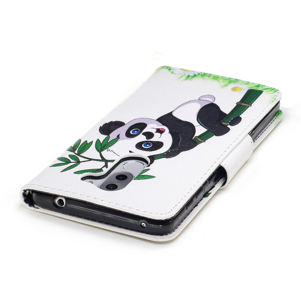 Huawei Honor 6X Case PU Leather Flip Wallet Magnetic Cover for Huawei Honor 6X