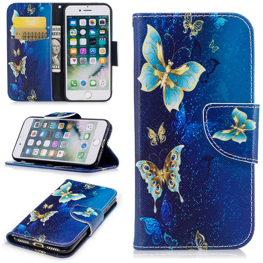 iPhone 7 Case PU Leather Flip Wallet Magnetic Cover for iPhone 7