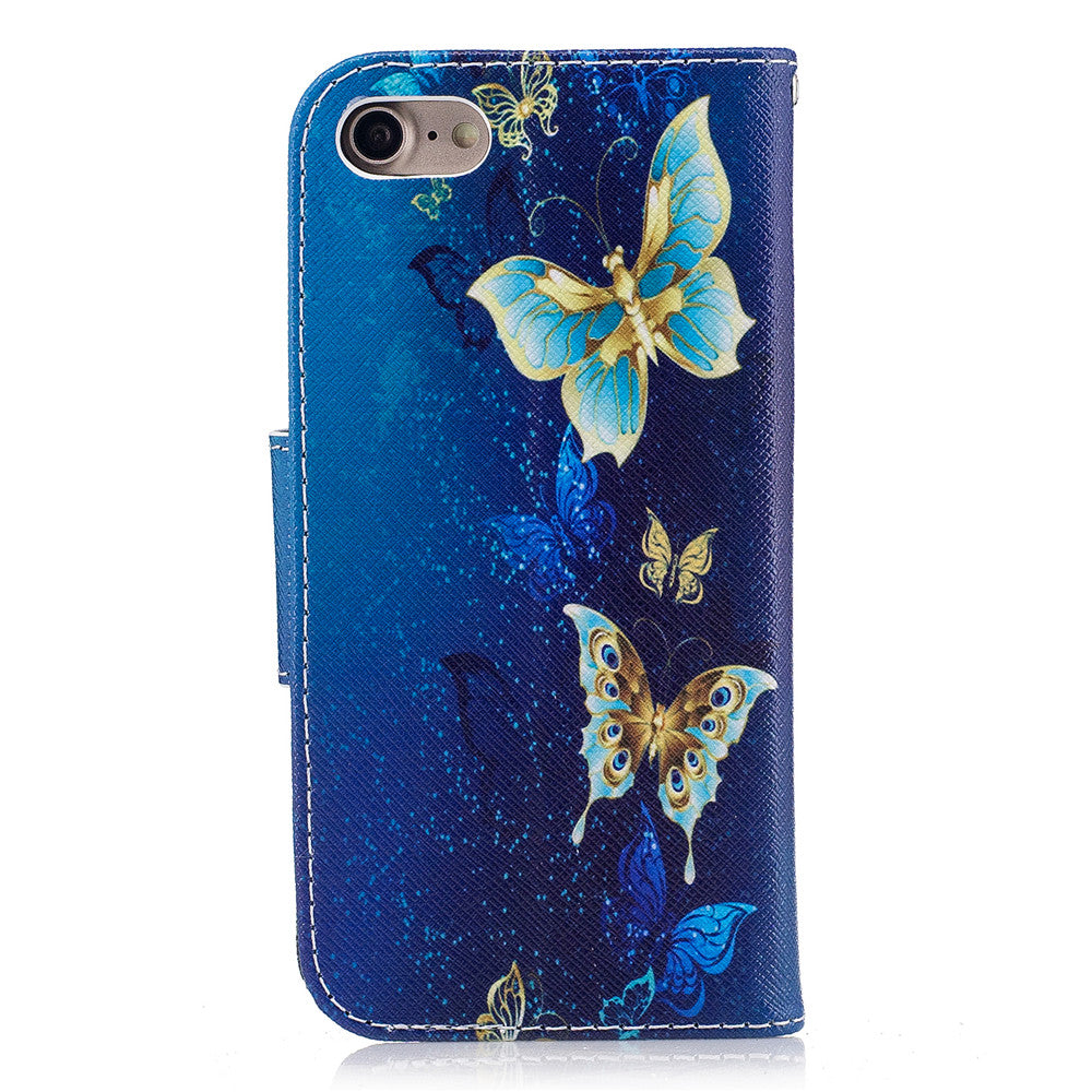 iPhone 7 Case PU Leather Flip Wallet Magnetic Cover for iPhone 7