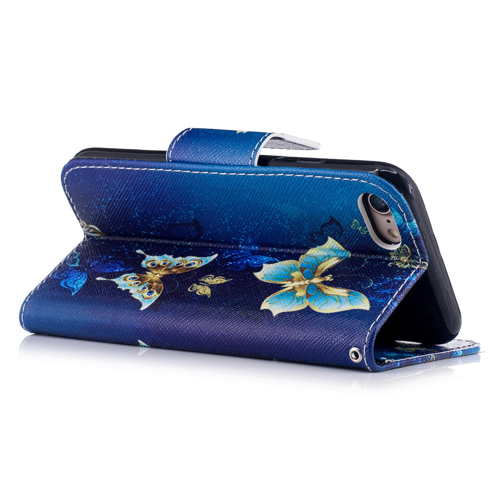 iPhone 7 Case PU Leather Flip Wallet Magnetic Cover for iPhone 7