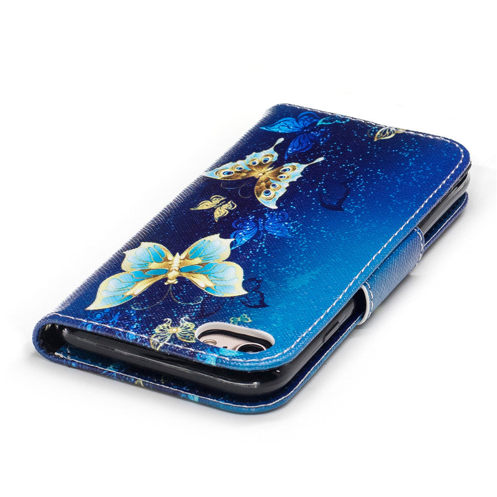 iPhone 7 Case PU Leather Flip Wallet Magnetic Cover for iPhone 7