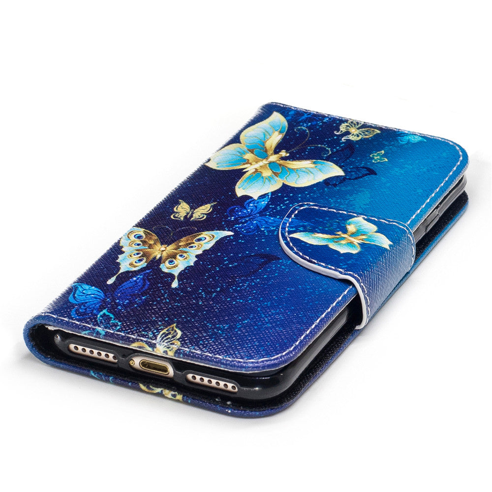 iPhone 7 Case PU Leather Flip Wallet Magnetic Cover for iPhone 7