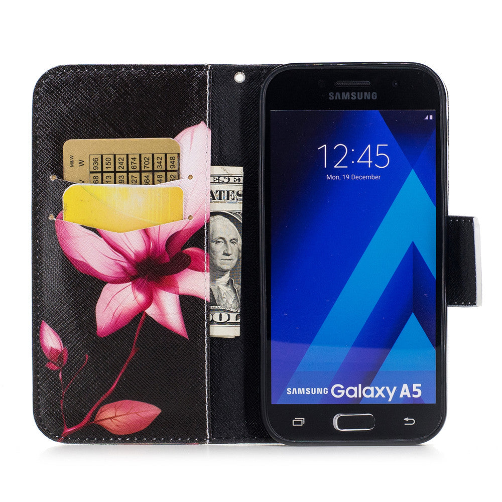 Samsung Galaxy A5 2017 Case PU Leather Flip Wallet Magnetic Cover for Samsung Galaxy A5 2017