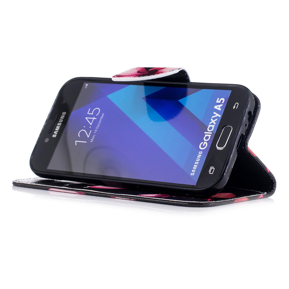 Samsung Galaxy A5 2017 Case PU Leather Flip Wallet Magnetic Cover for Samsung Galaxy A5 2017