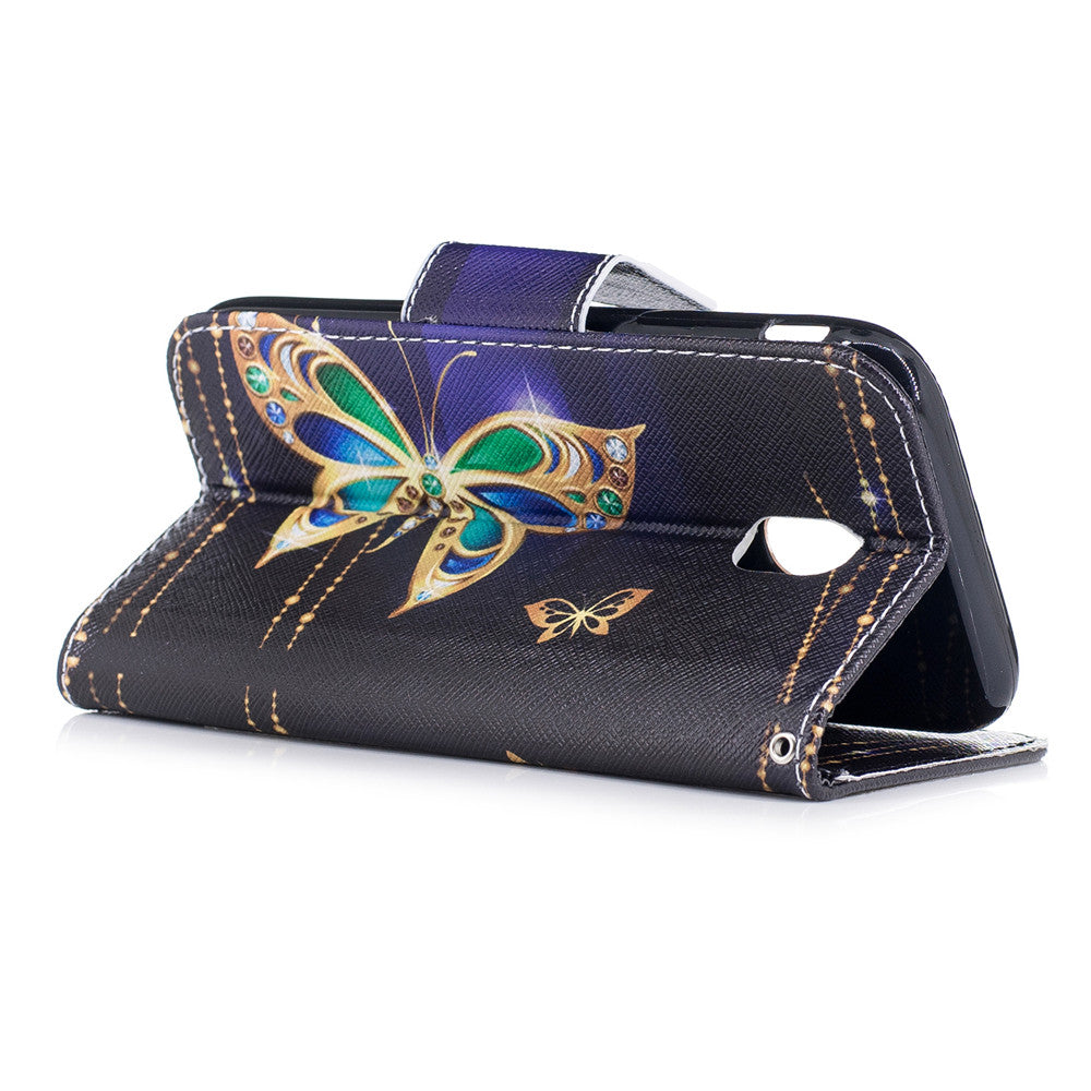 Samsung Galaxy J3 2017 Case PU Leather Flip Wallet Magnetic Cover for Samsung Galaxy J3 2017