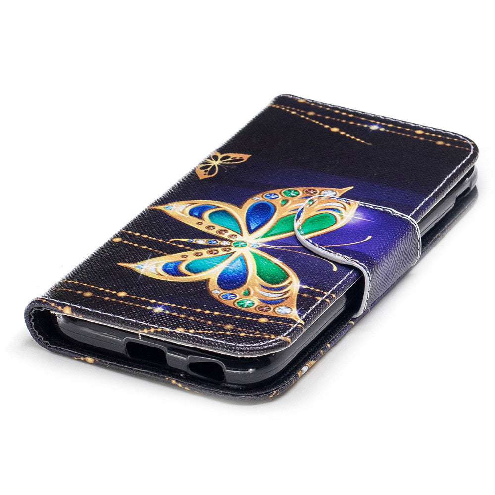 Samsung Galaxy J3 2017 Case PU Leather Flip Wallet Magnetic Cover for Samsung Galaxy J3 2017