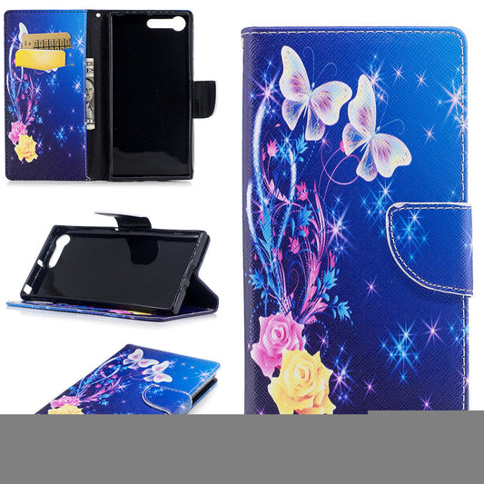 Sony Xperia XZ Premium Case PU Leather Flip Wallet Magnetic Cover for Sony Xperia XZ Premium