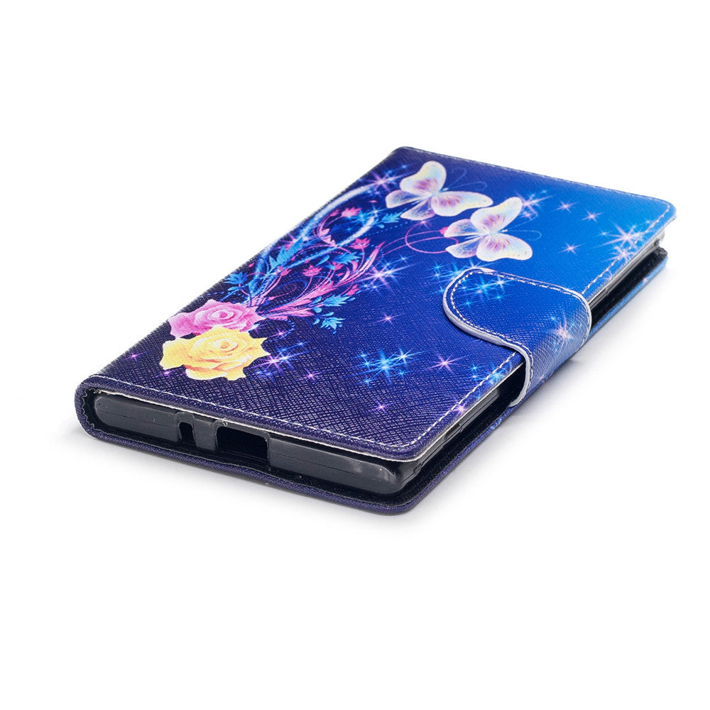 Sony Xperia XZ Premium Case PU Leather Flip Wallet Magnetic Cover for Sony Xperia XZ Premium