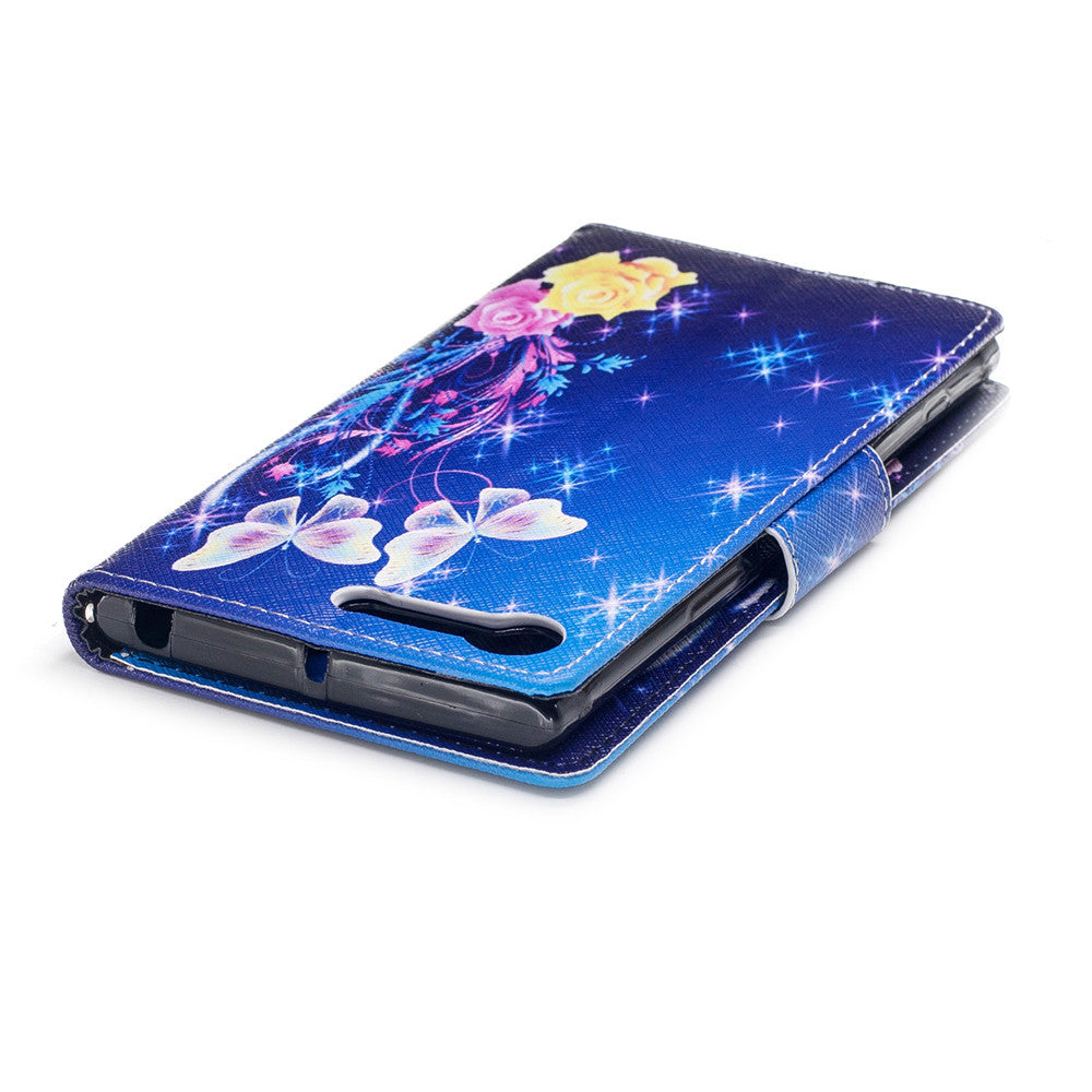 Sony Xperia XZ Premium Case PU Leather Flip Wallet Magnetic Cover for Sony Xperia XZ Premium