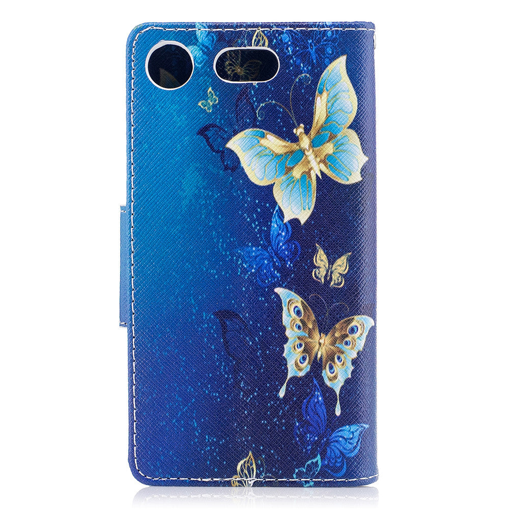 Sony Xperia XZ1 Compact Case PU Leather Flip Wallet Magnetic Cover for Sony Xperia XZ1 Compact