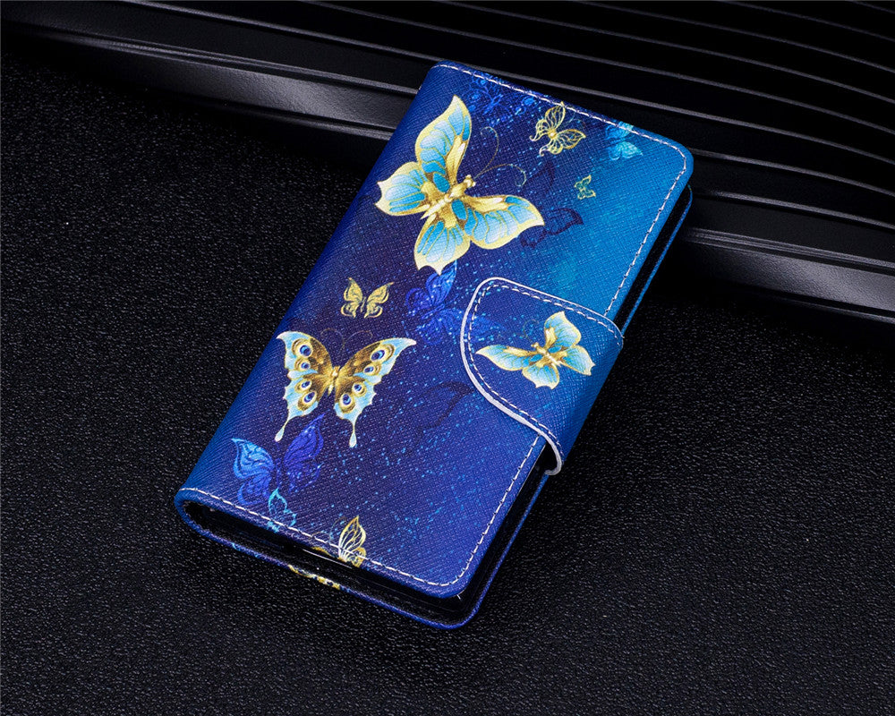 Sony Xperia XZ1 Compact Case PU Leather Flip Wallet Magnetic Cover for Sony Xperia XZ1 Compact